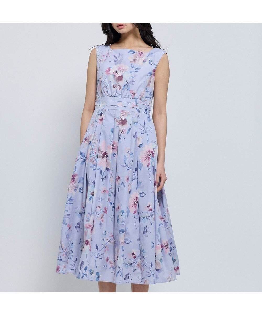 【トッカ/TOCCA】の【00サイズあり】FLORAL BLISS ドレス インテリア・キッズ・メンズ・レディースファッション・服の通販 founy(ファニー) 　ファッション　Fashion　レディースファッション　Fashion for Women　ワンピース　Dresses　フォーマル・パーティードレス・結婚式用ドレス　Elegant & Casual Dresses　シンプル　Simple, Minimal　デコルテ　Décolleté, Neckline　ドレス　Dress, One-Piece　ノースリーブ　Sleeveless, No-Sleeve　フィット　Fit, Slim Fit　フェミニン　Feminine, Girly　フラワー　Flower, Floral　プリント　Print, Printed Pattern　ラウンド　Round, Round Neck　A/W・秋冬　Autumn/Winter　S/S・春夏　SS, Spring/Summer, Warm Season　夏　Summer　エレガント 上品　Elegant　2026年　2026　ライラック系5|ID: prp329100004862685 ipo3291000000036117713