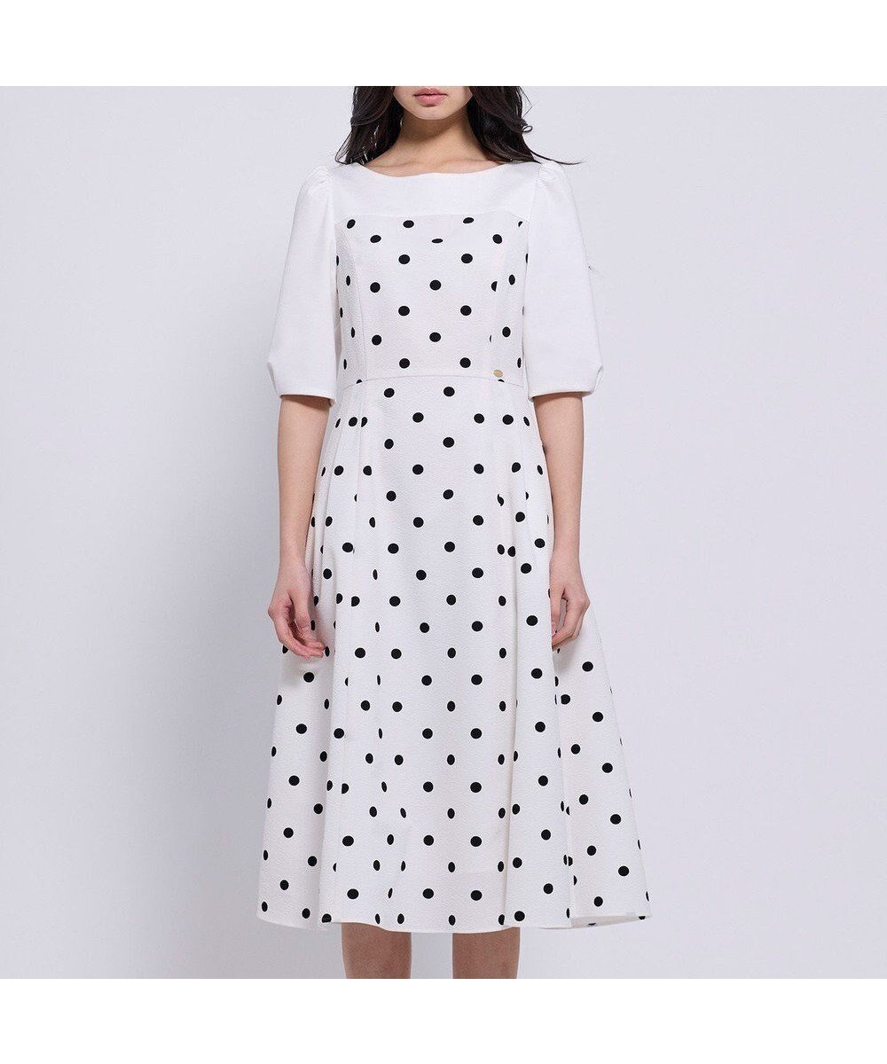 【トッカ/TOCCA】のRAIN GROW ドレス インテリア・キッズ・メンズ・レディースファッション・服の通販 founy(ファニー) ファッション Fashion レディースファッション Fashion for Women ワンピース Dresses フォーマル・パーティードレス・結婚式用ドレス Elegant & Casual Dresses クラシック Classic, Timeless Style シルケット Silket, Silky Cotton シンプル Simple, Minimal ストレッチ Stretch, Stretchy Fabric ドット Polka Dot, Dot Pattern ドレス Dress, One-Piece 定番 Standard, Basic Item フレア Flare, Flared モダン Modern, Contemporary 無地 Plain, Solid Color レイン Rain, Rainproof A/W・秋冬 Autumn/Winter S/S・春夏 SS, Spring/Summer, Warm Season おすすめ Recommended / Our Picks 夏 Summer エレガント 上品 Elegant ビジネス 仕事 通勤 Business / Work / Commuting 2026年 2026 ホワイト系5|ID: prp329100004862686 ipo3291000000036117728
