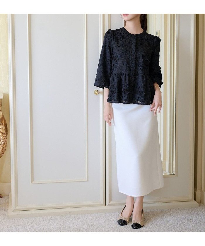 【トッカ/TOCCA】のVANILLA CLOUD スカート インテリア・キッズ・メンズ・レディースファッション・服の通販 founy(ファニー) https://founy.com/ ファッション Fashion レディースファッション Fashion for Women スカート Skirts ジャケット Jacket, Outerwear スカラップ Scallop, Scalloped Edge ストレッチ Stretch, Stretchy Fabric ストレート Straight, Straight Cut A/W・秋冬 Autumn/Winter S/S・春夏 SS, Spring/Summer, Warm Season 夏 Summer エレガント 上品 Elegant 2026年 2026 |ID: prp329100004862689 ipo3291000000036289849