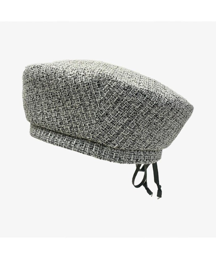 【林八百吉商店/HAYASHIYAOKICHI】のun chapeau ツイードベレー インテリア・キッズ・メンズ・レディースファッション・服の通販 founy(ファニー) https://founy.com/ ファッション Fashion レディースファッション Fashion for Women キャップ&ハット Hats & Caps ツイード Twill, Twill Weave リボン Ribbon, Bow エレガント 上品 Elegant 夏 Summer 帽子 Hat, Headwear 春 Spring S/S・春夏 SS, Spring/Summer, Warm Season |ID: prp329100004862692 ipo3291000000036117800