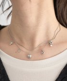 【アースミュージックアンドエコロジー/earth music&ecology】のレター2連ネックレス 人気、トレンドファッション・服の通販 founy(ファニー) ファッション Fashion レディースファッション Fashion for Women ジュエリー Jewelry ネックレス Necklaces & Pendants アクセサリー Fashion Accessories チェーン Chain, Chain Strap チャーム Charm, Pendant ネックレス Necklace, Pendant Necklace バランス Balance, Style Balance モチーフ Motif, Design Theme エレガント 上品 Elegant thumbnail Silver|ID: prp329100004862694 ipo3291000000036117833