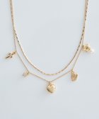 【アースミュージックアンドエコロジー/earth music&ecology】のレター2連ネックレス 人気、トレンドファッション・服の通販 founy(ファニー) ファッション Fashion レディースファッション Fashion for Women ジュエリー Jewelry ネックレス Necklaces & Pendants アクセサリー Fashion Accessories チェーン Chain, Chain Strap チャーム Charm, Pendant ネックレス Necklace, Pendant Necklace バランス Balance, Style Balance モチーフ Motif, Design Theme エレガント 上品 Elegant thumbnail Gold|ID: prp329100004862694 ipo3291000000036117834