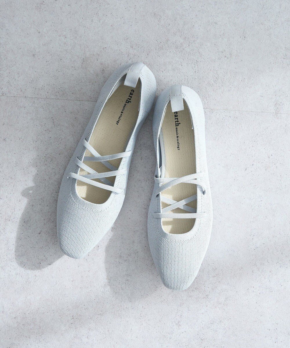 【アースミュージックアンドエコロジー/earth music&ecology】のレースアップニットバレーシューズ 人気、トレンドファッション・服の通販 founy(ファニー) 　ファッション　Fashion　レディースファッション　Fashion for Women　シューズ　Shoes, Footwear　バレエ　Ballet, Ballet Style　フィット　Fit, Slim Fit　フラット　Flat, Flat Shoes　レース　Lace, Lace Fabric　ビジネス 仕事 通勤　Business / Work / Commuting　 other-1|ID: prp329100004862695 ipo3291000000036117841