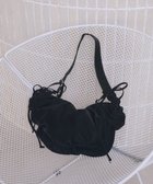 【アースミュージックアンドエコロジー/earth music&ecology】のドロストリボンショルダーバッグ 人気、トレンドファッション・服の通販 founy(ファニー) ファッション Fashion レディースファッション Fashion for Women バッグ Bags シンプル Simple, Minimal リボン Ribbon, Bow thumbnail Black|ID: prp329100004862702 ipo3291000000036117926