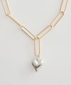 【アースミュージックアンドエコロジー/earth music&ecology】のハートチェーンネックレス 人気、トレンドファッション・服の通販 founy(ファニー) ファッション Fashion レディースファッション Fashion for Women ジュエリー Jewelry ネックレス Necklaces & Pendants アクセサリー Fashion Accessories カットソー Cut and Sewn Top シンプル Simple, Minimal チェーン Chain, Chain Strap チャーム Charm, Pendant ネックレス Necklace, Pendant Necklace バランス Balance, Style Balance thumbnail Gold|ID: prp329100004862704 ipo3291000000036117955