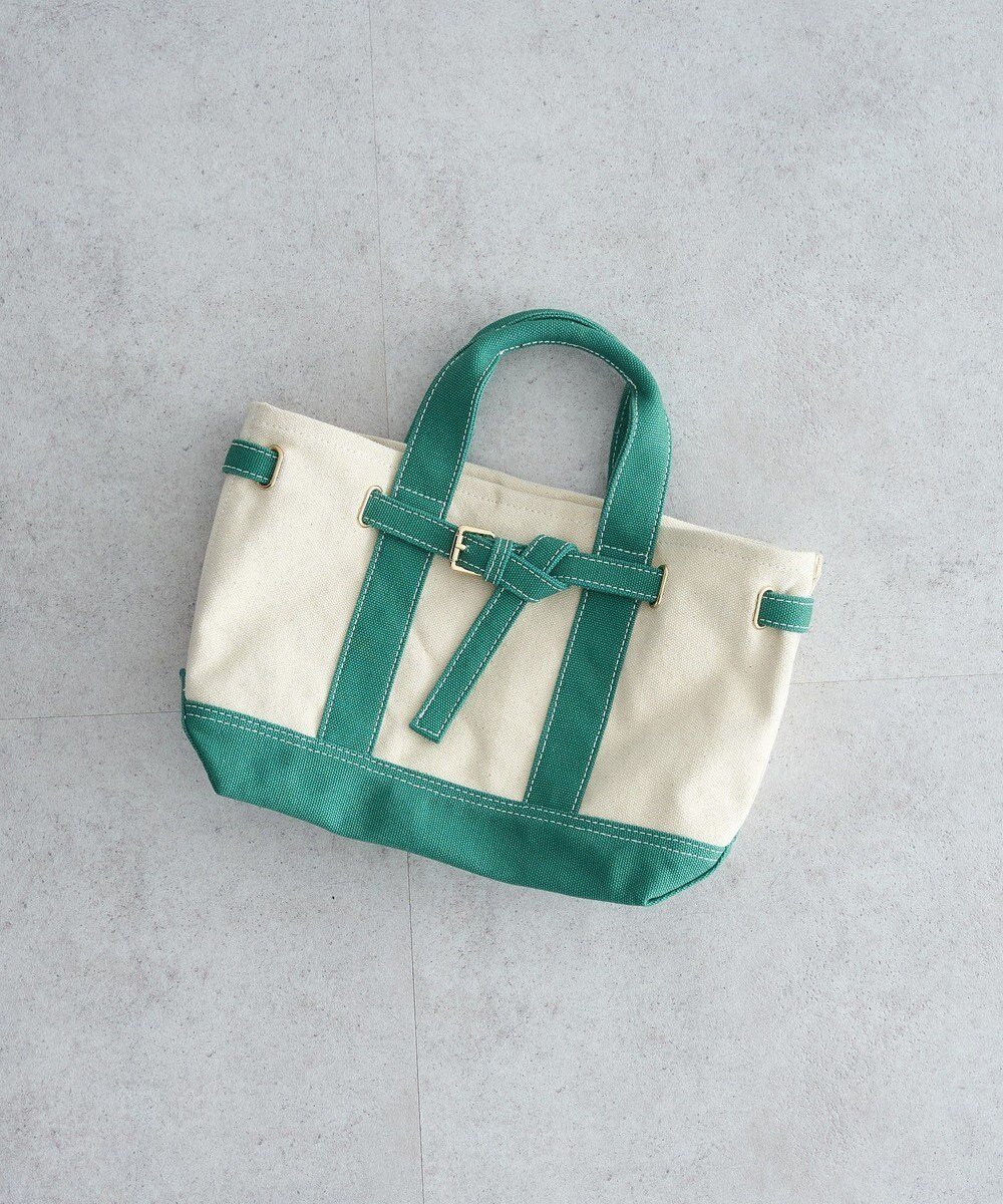 【アースミュージックアンドエコロジー/earth music&ecology】の【Mサイズ】ベルトキャンバストートバッグ インテリア・キッズ・メンズ・レディースファッション・服の通販 founy(ファニー) ファッション Fashion レディースファッション Fashion for Women バッグ Bags ベルト&ウエストマーク Belts & Waist Accessories おすすめ Recommended / Our Picks キャンバス Canvas, Canvas Fabric コンパクト Compact, Small Size シンプル Simple, Minimal スマート Smart, Elegant エレガント 上品 Elegant 財布 Wallet, Purse 軽量 Lightweight, Ultra Light Green|ID: prp329100004862767 ipo3291000000036118436