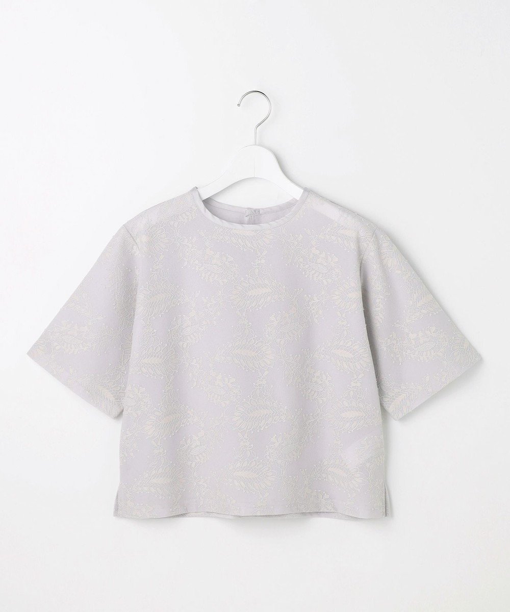 【エニィ スィス/any SiS】のレースクロップド プルオーバー インテリア・キッズ・メンズ・レディースファッション・服の通販 founy(ファニー) ファッション Fashion レディースファッション Fashion for Women トップス・カットソー Cut & Sew Tops シャツ・ブラウス・オフィスカジュアル Elegant Blouses & Button-Ups カジュアルプルオーバー・ニットトップス Pullovers & Knit Tops / Casual Pullovers おすすめ Recommended / Our Picks サテン Satin, Glossy Fabric シフォン Chiffon, Lightweight Fabric スリット Slit, Slit Detail ボンディング Bonding, Bonded Fabric レース Lace, Lace Fabric エレガント 上品 Elegant 夏 Summer 新作・新入荷 New Arrivals / New In 春 Spring S/S・春夏 SS, Spring/Summer, Warm Season アイスグレー|ID: prp329100004862778 ipo3291000000036118636