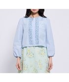 【トッカ/TOCCA】のSWEET FRILL JACKET ジャケット 人気、トレンドファッション・服の通販 founy(ファニー) ファッション Fashion レディースファッション Fashion for Women アウター Coat / Outerwear Collection レディースジャケット・軽アウター Jackets ノーカラージャケット / シンプル上品コーデ Collarless Jackets 春 Spring ジャケット Jacket, Outerwear フェミニン Feminine, Girly フリル Frill, Ruffle フロント Front, Front Design S/S・春夏 SS, Spring/Summer, Warm Season 夏 Summer エレガント 上品 Elegant ビジネス 仕事 通勤 Business / Work / Commuting 2026年 2026 thumbnail スカイブルー系|ID: prp329100004862806 ipo3291000000036118945