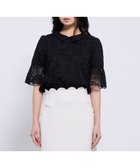 【トッカ/TOCCA】のLACE DREAMLET レースカットソー 人気、トレンドファッション・服の通販 founy(ファニー) ファッション Fashion レディースファッション Fashion for Women トップス・カットソー Cut & Sew Tops シャツ・ブラウス・オフィスカジュアル Elegant Blouses & Button-Ups ロングTシャツ・Tシャツ Longline T-Shirts & Tees カットソー・ベーシックTシャツ Cut-and-Sewn Tops / Stretch Tees & Basics 春 Spring カットソー Cut and Sewn Top カーディガン Cardigan, Knitwear シンプル Simple, Minimal ジャケット Jacket, Outerwear スカラップ Scallop, Scalloped Edge デニム Denim, Jeans Material バランス Balance, Style Balance フェミニン Feminine, Girly フラワー Flower, Floral モチーフ Motif, Design Theme リラックス Relax, Relaxed Fit レース Lace, Lace Fabric S/S・春夏 SS, Spring/Summer, Warm Season 夏 Summer エレガント 上品 Elegant 2026年 2026 thumbnail ブラック系|ID: prp329100004862807 ipo3291000000036118963