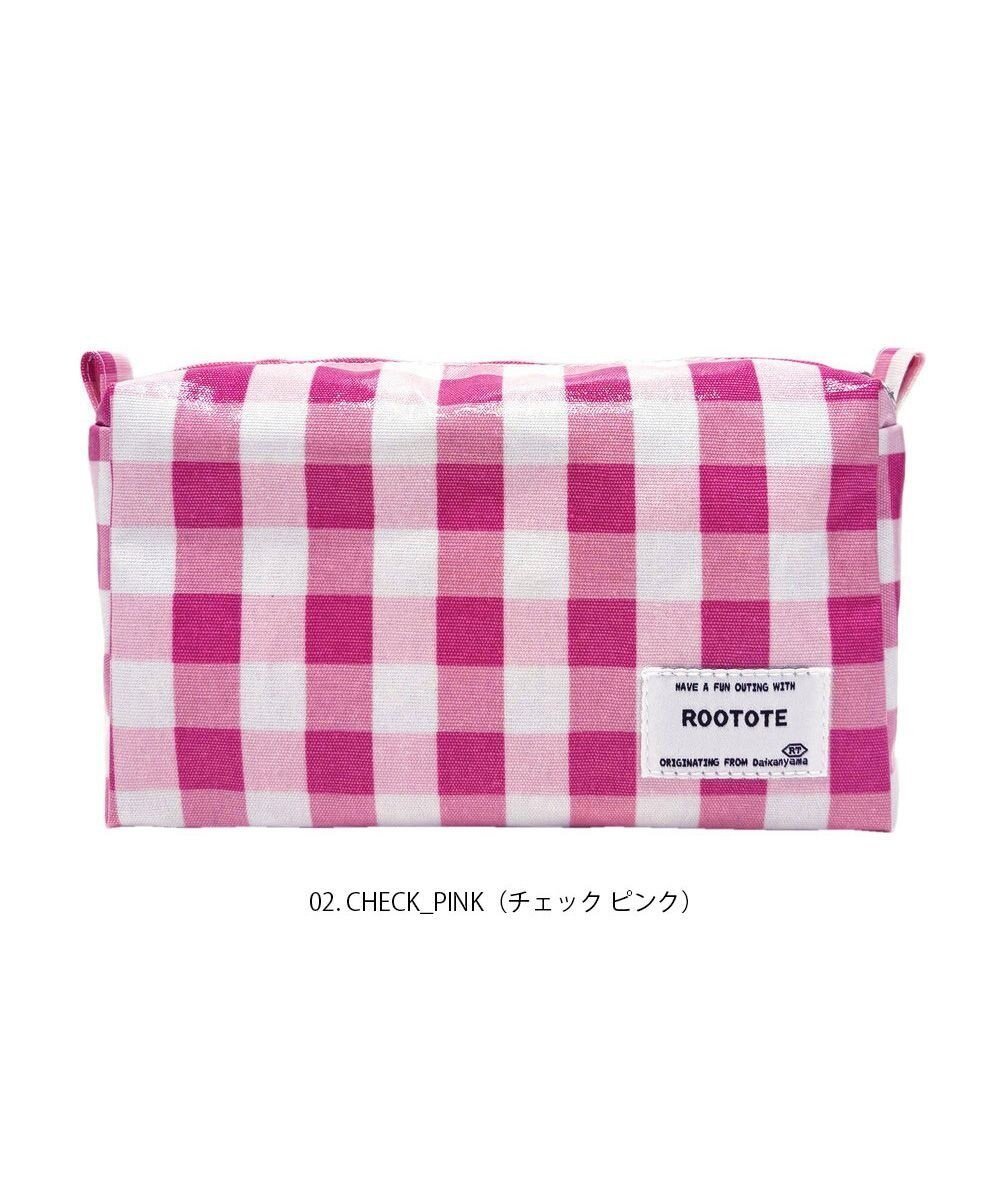 【ルートート/ROOTOTE】の1031【ポーチ】WR.ポーチ.ラミネート-Q インテリア・キッズ・メンズ・レディースファッション・服の通販 founy(ファニー) 　ファッション　Fashion　レディースファッション　Fashion for Women　ミニ財布・二つ折り財布　Wallets & Card Cases　ポーチ&ミニバッグ　Pouches & Mini Bags　カメラ　Camera Accessories　ギンガム　Gingham, Gingham Fabric　財布　Wallet, Purse　チェック　Check, Plaid, Tartan　ポーチ　Pouch, Small Case　おすすめ　Recommended / Our Picks　新作・新入荷　New Arrivals / New In　02:チェック・ピンク|ID: prp329100004862965 ipo3291000000036150029