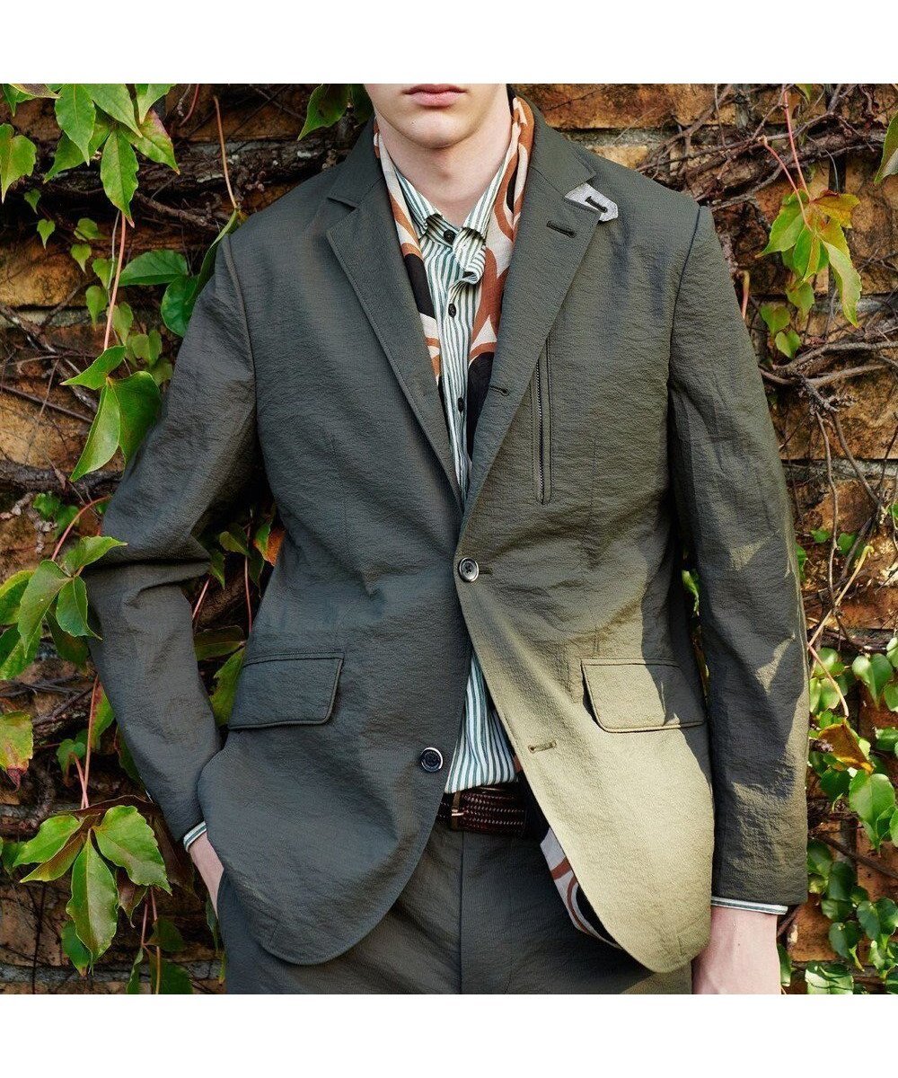 【ジョセフ アブード/JOSEPH ABBOUD / MEN】の【イージーケア・JAPANファブリック】ブロックストライプ シャツ インテリア・キッズ・メンズ・レディースファッション・服の通販 founy(ファニー) 　ファッション　Fashion　メンズファッション　Fashion for Men　トップス・カットソー　Cut & Sew Tops　メンズシャツ　Shirts　インナー　Innerwear　春　Spring　ジャケット　Jacket, Outerwear　ストライプ　Stripe, Striped Pattern　ストレッチ　Stretch, Stretchy Fabric　ファブリック　Fabric, Textile　フィット　Fit, Slim Fit　ブロック　Block, Solid Block Pattern　リラックス　Relax, Relaxed Fit　ワイド　Wide, Wide Fit　S/S・春夏　SS, Spring/Summer, Warm Season　おすすめ　Recommended / Our Picks　夏　Summer　ビジネス 仕事 通勤　Business / Work / Commuting　オリーブ系1|ID: prp329100004862977 ipo3291000000036150210