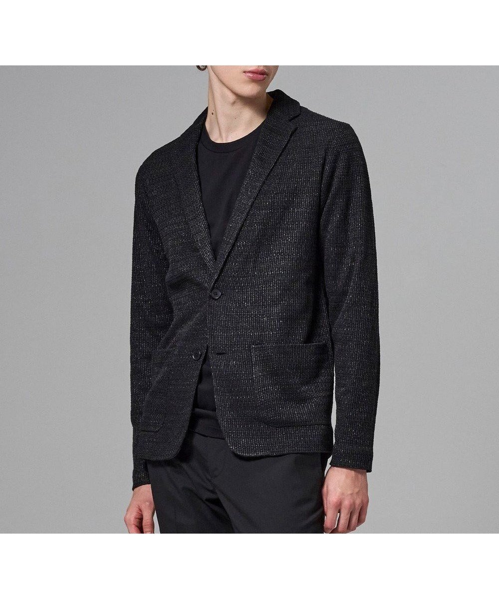 【ジョゼフ オム/JOSEPH HOMME / MEN】のドライコードムリネ ニットジャケット インテリア・キッズ・メンズ・レディースファッション・服の通販 founy(ファニー) ファッション Fashion メンズファッション Fashion for Men トップス・カットソー Cut & Sew Tops ニット・セーター / 定番トップス Knit Tops & Sweaters アクリル Acrylic Material カーディガン Cardigan, Knitwear シンプル Simple, Minimal ジャケット Jacket, Outerwear セーター Sweater, Knitwear パッチ Patch, Appliqué ポケット Pocket, Pocket Detail 夏 Summer 春 Spring S/S・春夏 SS, Spring/Summer, Warm Season ブラック系|ID: prp329100004862985 ipo3291000000036150341