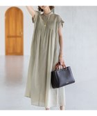 【23区/NIJYUSANKU】の【一部店舗限定/接触冷感/洗える】ラミータンブラー フレンチスリーブ ワンピース 人気、トレンドファッション・服の通販 founy(ファニー) ファッション Fashion レディースファッション Fashion for Women ワンピース Dresses 春 Spring 洗える Machine Washable ギャザー Gathered, Ruffled シアー Sheer, See-Through スリーブ Sleeve, Long Sleeve / Short Sleeve タンブラー Tumbler, Travel Mug ノースリーブ Sleeveless, No-Sleeve フレア Flare, Flared フレンチ French, French Style レース Lace, Lace Fabric ローズ Rose, Rose Motif S/S・春夏 SS, Spring/Summer, Warm Season 夏 Summer 2025年 2025 2025春夏・S/S Spring/Summer 2025 SS25 thumbnail ベージュ系|ID: prp329100004862991 ipo3291000000036150457