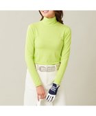 【23区 ゴルフ/NIJYUSANKU GOLF】の定番あたたかインナー【WOMEN】エニワイズ無地 カットソー 人気、トレンドファッション・服の通販 founy(ファニー) ファッション Fashion レディースファッション Fashion for Women トップス・カットソー Cut & Sew Tops シャツ・ブラウス・オフィスカジュアル Elegant Blouses & Button-Ups ロングTシャツ・Tシャツ Longline T-Shirts & Tees カットソー・ベーシックTシャツ Cut-and-Sewn Tops / Stretch Tees & Basics ゴルフ Golf イエロー Yellow インナー Innerwear カットソー Cut and Sewn Top 定番 Standard, Basic Item 無地 Plain, Solid Color A/W・秋冬 Autumn/Winter thumbnail 黄緑系|ID: prp329100004863007 ipo3291000000036150912