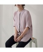 【アイシービー/iCB】の【新色追加・接触冷感・UVケア・速乾・洗える】BackSatinAmunzen 5分袖バンドカラーブラウス 人気、トレンドファッション・服の通販 founy(ファニー) ファッション Fashion レディースファッション Fashion for Women トップス・カットソー Cut & Sew Tops シャツ・ブラウス・オフィスカジュアル Elegant Blouses & Button-Ups 春 Spring 洗える Machine Washable サテン Satin, Glossy Fabric 人気 Popular, Best Seller ワーク Workwear, Utility Style S/S・春夏 SS, Spring/Summer, Warm Season 夏 Summer 2024年 2024 2024春夏・S/S Spring/Summer 2024 SS24 thumbnail ヘイズピンク系|ID: prp329100004863015 ipo3291000000036151172