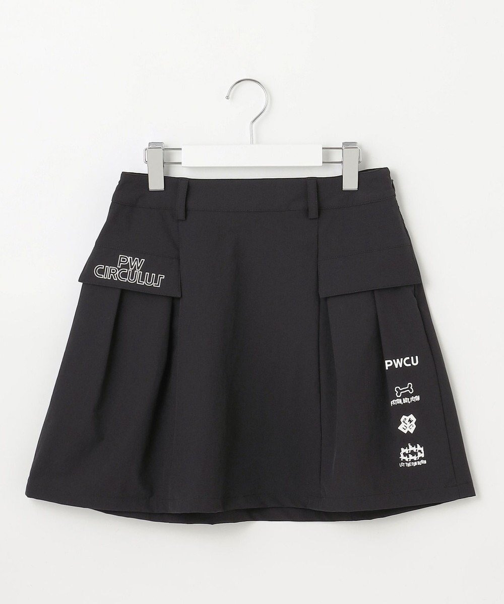 【ピーダブリュサーキュラス/PW CIRCULUS】の【WOMEN】カーゴ プリーツスカート ゴルフウェア レディース インテリア・キッズ・メンズ・レディースファッション・服の通販 founy(ファニー) ファッション Fashion レディースファッション Fashion for Women スカート Skirts プリーツスカート / 上品フェミニンスタイル Pleated Skirts 2025年 2025 2025春夏・S/S Spring/Summer 2025 SS25 グラフィック Graphic, Graphic Design ゴルフ Golf シンプル Simple, Minimal スタイリッシュ Stylish, Fashionable バランス Balance, Style Balance プリーツ Pleats, Pleated ベーシック Basic, Essential ポケット Pocket, Pocket Detail モチーフ Motif, Design Theme 夏 Summer 春 Spring S/S・春夏 SS, Spring/Summer, Warm Season 犬 Dog ブラック系|ID: prp329100004863018 ipo3291000000036151253