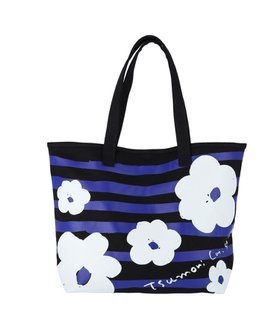 【ツモリチサト キャリー/tsumori chisato CARRY】のフラワーボーダー トートバッグ 花柄 ボーダー 人気、トレンドファッション・服の通販 founy(ファニー) ファッション Fashion レディースファッション Fashion for Women バッグ Bags コンパクト Compact, Small Size トラベル Travel, Travel Gear フラワー Flower, Floral ボーダー Border, Stripe 夏 Summer 旅行 Travel |ID:prp329100004863028