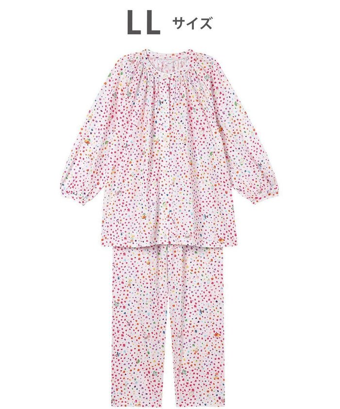 【ツモリチサト スリープ/tsumori chisato SLEEP】のツモリチサト パジャマ 綿混(本体) 天竺素材 9分袖 長袖 9分丈 レディース UDX594 /ワコール インテリア・キッズ・メンズ・レディースファッション・服の通販 founy(ファニー) https://founy.com/ ファッション Fashion レディースファッション Fashion for Women トップス・カットソー Cut & Sew Tops カラフル Colorful Design スリーブ Sleeve, Long Sleeve / Short Sleeve ドット Polka Dot, Dot Pattern パジャマ Pajamas, Sleepwear ボトム Bottoms, Lower Wear 長袖 Long Sleeve, Full Sleeve |ID: prp329100004863034 ipo3291000000036151809