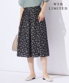 【ジェイ プレス/J.PRESS】の【WEB限定・洗える】ラインフラワープリント タック スカート ネイビー系|ID: prp329100004863037 ipo3291000000036151882