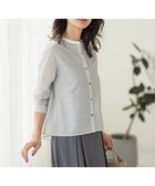 【ジェイ プレス/J.PRESS】のシアーピンストライプ カットソー ホワイト×スレート系1|ID: prp329100004863041 ipo3291000000036152009