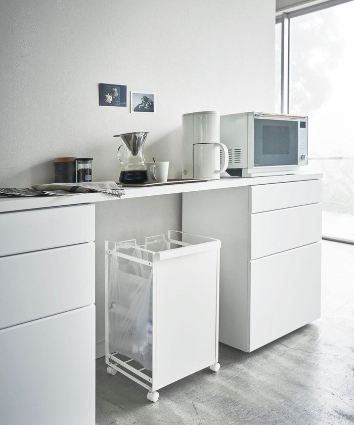 【タワー/tower】の目隠し分別ダストワゴン タワー 2分別 ホワイト インテリア・キッズ・メンズ・レディースファッション・服の通販 founy(ファニー) https://founy.com/ ファッション Fashion レディースファッション Fashion for Women スタイリッシュ Stylish, Fashionable |ID: prp329100004863042 ipo3291000000036152042