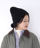 【石田製帽/ISHIDASEIBOU】の【防寒対策・日本製】ウールロールアップ ニット帽 ブラック|ID: prp329100004863046 ipo3291000000036152255