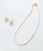 【フィービィー/phoebe】の【セレモニーセット】クラスアップパールネックレス×ビッグパールフックピアスSET ホワイト|ID: prp329100004863061 ipo3291000000036152779