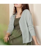 【ティアクラッセ/Tiaclasse】のVネックラメニットシアーカーディガン サックスグレー|ID: prp329100004863063 ipo3291000000036152806