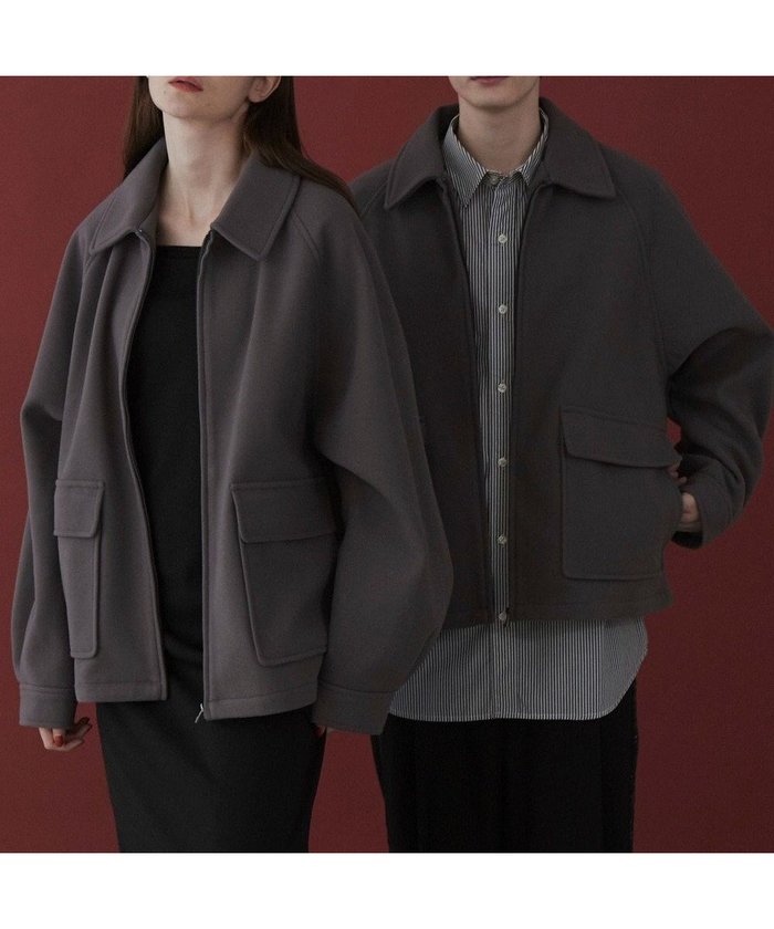 【ウィゴー/WEGO】の【ユニセックス着用ITEM】メルトンショートZIPブルゾン インテリア・キッズ・メンズ・レディースファッション・服の通販 founy(ファニー) https://founy.com/ ファッション Fashion レディースファッション Fashion for Women アウター Coat / Outerwear Collection レディースジャケット・軽アウター Jackets ブルゾンジャケット・スポーティアウター Blouson Jackets 秋 Autumn ショート Short, Short Length ジャケット Jacket, Outerwear スマホ Smartphone, Mobile Device チェック Check, Plaid, Tartan デニム Denim, Jeans Material フレア Flare, Flared ブルゾン Blouson, Bomber Jacket ベーシック Basic, Essential メルトン Melton, Heavy Wool 冬 Winter / This Winter A/W・秋冬 Autumn/Winter おすすめ Recommended / Our Picks クリスマス X'mas Christmas / X'mas |ID: prp329100004863071 ipo3291000000036153048