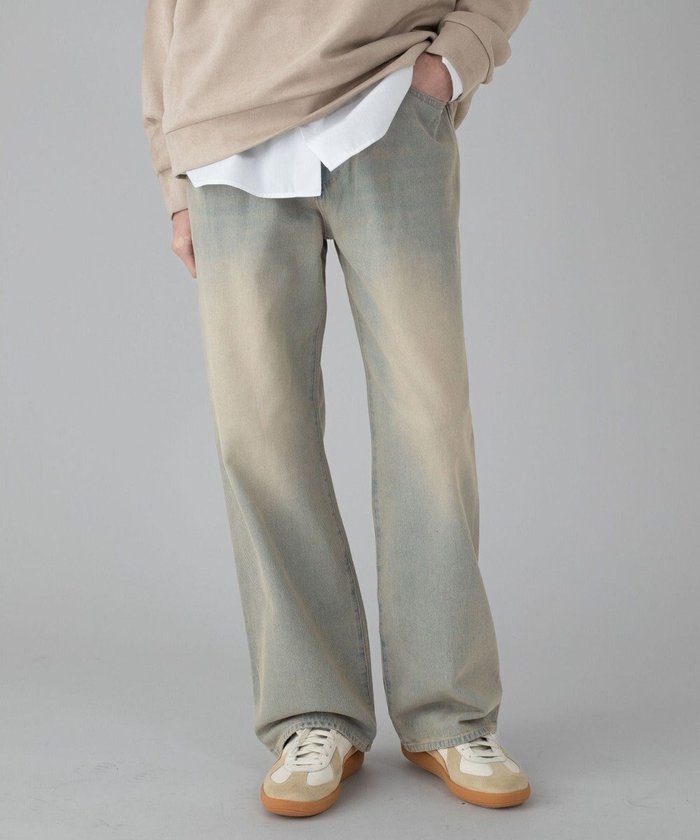 【ウィゴー/WEGO】の【ユニセックス着用ITEM/ウエスト調整可】ストレートデニムパンツ インテリア・キッズ・メンズ・レディースファッション・服の通販 founy(ファニー) https://founy.com/ ファッション Fashion レディースファッション Fashion for Women パンツ Pants & Trousers デニムパンツ・ジーンズ・美脚デニム Denim Jeans & Pants 春 Spring シンプル Simple, Minimal スウェット / スエット Sweatshirt, Sweatwear ストレート Straight, Straight Cut スニーカー Sneakers, Trainers スマホ Smartphone, Mobile Device デニム Denim, Jeans Material バランス Balance, Style Balance ベーシック Basic, Essential ワイド Wide, Wide Fit A/W・秋冬 Autumn/Winter S/S・春夏 SS, Spring/Summer, Warm Season おすすめ Recommended / Our Picks 夏 Summer |ID: prp329100004863078 ipo3291000000036153530