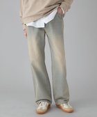 【ウィゴー/WEGO】の【ユニセックス着用ITEM/ウエスト調整可】ストレートデニムパンツ デニム淡加工色|ID: prp329100004863078 ipo3291000000036153534