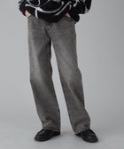 【ウィゴー/WEGO】の【ユニセックス着用ITEM/ウエスト調整可】ストレートデニムパンツ グレーその他|ID: prp329100004863078 ipo3291000000036153543