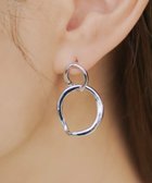 【ティアクラッセ/Tiaclasse】のダブルリングピアス シルバー|ID: prp329100004863079 ipo3291000000036153569