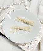 【ウィゴー/WEGO】のL2Pナローリボンクリップ ホワイトアイボリー|ID: prp329100004863088 ipo3291000000036153907