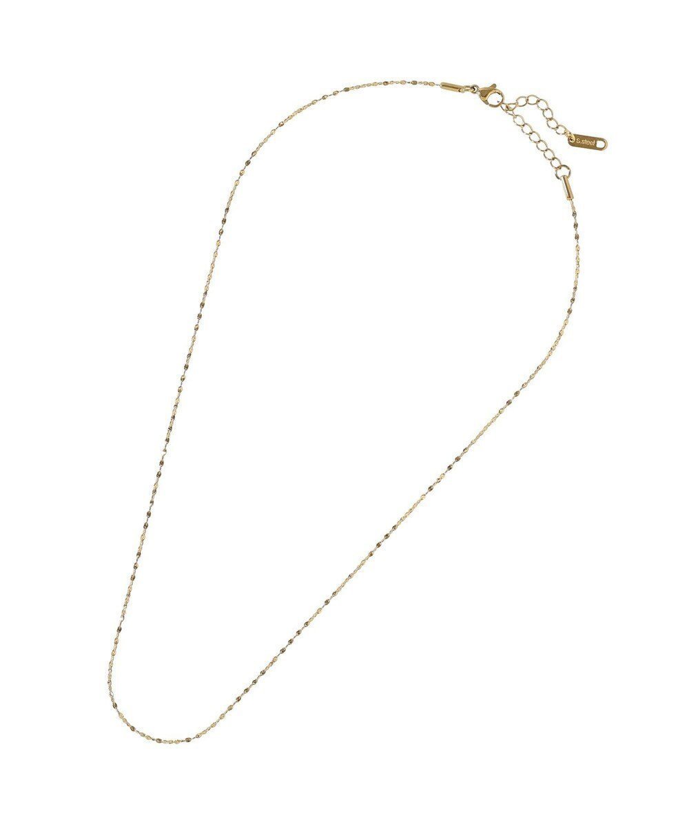 【イェッカ ヴェッカ/YECCA VECCA】のステンレスチェーンネックレス インテリア・キッズ・メンズ・レディースファッション・服の通販 founy(ファニー) 　ファッション　Fashion　レディースファッション　Fashion for Women　ジュエリー　Jewelry　ネックレス　Necklaces & Pendants　おすすめ　Recommended / Our Picks　アクセサリー　Fashion Accessories　カットソー　Cut and Sewn Top　シンプル　Simple, Minimal　チェーン　Chain, Chain Strap　ネックレス　Necklace, Pendant Necklace　Gold|ID: prp329100004863134 ipo3291000000036155236