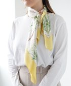 【マルカオリジナル/Marca originals】の【伝統横濱スカーフ】ハーブガーデン 大判 シルクツイル スカーフ イエロー|ID: prp329100004863146 ipo3291000000036263145