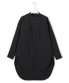 【23区/NIJYUSANKU】の【GOLD LABEL】コットンニドム ピンタックブラウス 人気、トレンドファッション・服の通販 founy(ファニー) ファッション Fashion レディースファッション Fashion for Women トップス・カットソー Cut & Sew Tops シャツ・ブラウス・オフィスカジュアル Elegant Blouses & Button-Ups 春 Spring コレクション Collection, Seasonal Line シンプル Simple, Minimal スマート Smart, Elegant とろみ Fluid, Flowy Fabric タフタ Taffeta, Structured Fabric フロント Front, Front Design マニッシュ Mannish, Boyish ロング Long, Long-Length ワイド Wide, Wide Fit S/S・春夏 SS, Spring/Summer, Warm Season 夏 Summer エレガント 上品 Elegant 2026年 2026 thumbnail ブラック系|ID: prp329100004863148 ipo3291000000036155498