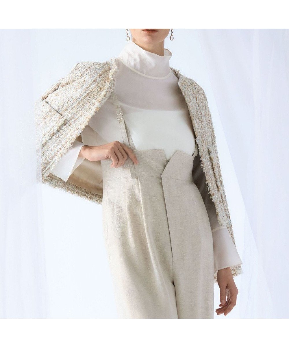 【23区/NIJYUSANKU】の【GOLD LABEL】オーガンジー タートルネック ブラウス 人気、トレンドファッション・服の通販 founy(ファニー) 　ファッション　Fashion　レディースファッション　Fashion for Women　トップス・カットソー　Cut & Sew Tops　シャツ・ブラウス・オフィスカジュアル　Elegant Blouses & Button-Ups　タートルネック・ハイネックトップス　Turtlenecks & High-Neck Tops　インナー　Innerwear　オーガンジー　Organza Fabric　春　Spring　カフス　Cuff Design　カーディガン　Cardigan, Knitwear　コレクション　Collection, Seasonal Line　シャンブレー　Chambray, Denim-Like Fabric　シルク　Silk, 100% Silk　シンプル　Simple, Minimal　ジャケット　Jacket, Outerwear　スマート　Smart, Elegant　タートルネック　Turtleneck, High Neck　ドレープ　Drape, Draping Fabric　フレア　Flare, Flared　モダン　Modern, Contemporary　リュクス　Luxury, Elegant, High-End, Chic　S/S・春夏　SS, Spring/Summer, Warm Season　夏　Summer　エレガント 上品　Elegant　2026年　2026　 other-1|ID: prp329100004863149 ipo3291000000036155509