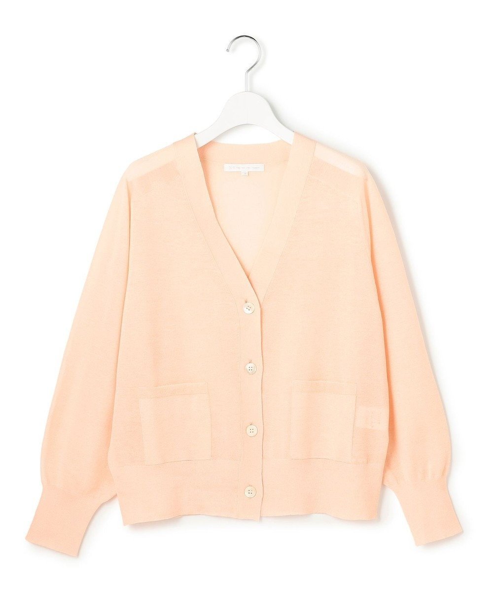 【23区/NIJYUSANKU】の【GOLD LABEL】プレシャスシアー カーディガン インテリア・キッズ・メンズ・レディースファッション・服の通販 founy(ファニー) 　ファッション　Fashion　レディースファッション　Fashion for Women　トップス・カットソー　Cut & Sew Tops　カーディガン・羽織り　Layered Style Cardigans　オーガンジー　Organza Fabric　春　Spring　カーディガン　Cardigan, Knitwear　コレクション　Collection, Seasonal Line　シルク　Silk, 100% Silk　シンプル　Simple, Minimal　スマート　Smart, Elegant　フォルム　Silhouette, Form　ポケット　Pocket, Pocket Detail　S/S・春夏　SS, Spring/Summer, Warm Season　夏　Summer　エレガント 上品　Elegant　2026年　2026　ピンク系|ID: prp329100004863155 ipo3291000000036155611