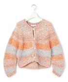 【23区/NIJYUSANKU】の【GOLD LABEL】ファンシーミックスハンドニット カーディガン 人気、トレンドファッション・服の通販 founy(ファニー) ファッション Fashion レディースファッション Fashion for Women トップス・カットソー Cut & Sew Tops ニット Knit Tops & Sweaters カーディガン・羽織り Layered Style Cardigans オレンジ Orange 春 Spring カーディガン Cardigan, Knitwear グラデーション Gradient, Ombre コレクション Collection, Seasonal Line シンプル Simple, Minimal スマート Smart, Elegant デニム Denim, Jeans Material ハンド Hand, Handmade バランス Balance, Style Balance フェミニン Feminine, Girly フォルム Silhouette, Form ボーダー Border, Stripe ミックス Mix, Mixed Style ラッセル Raschel, Raschel Lace リボン Ribbon, Bow ワイド Wide, Wide Fit S/S・春夏 SS, Spring/Summer, Warm Season 夏 Summer エレガント 上品 Elegant 2026年 2026 thumbnail オレンジ系3|ID: prp329100004863156 ipo3291000000036155630