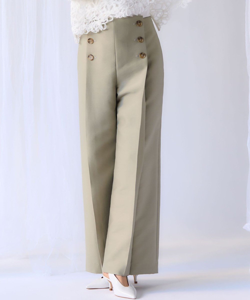 【23区/NIJYUSANKU】の【GOLD LABEL】ウールダブルクロス フロントボタン ワイドパンツ 人気、トレンドファッション・服の通販 founy(ファニー) ファッション Fashion レディースファッション Fashion for Women パンツ Pants & Trousers 春 Spring カットソー Cut and Sewn Top コレクション Collection, Seasonal Line シルク Silk, 100% Silk シンプル Simple, Minimal スマート Smart, Elegant 定番 Standard, Basic Item フロント Front, Front Design リラックス Relax, Relaxed Fit ワイド Wide, Wide Fit S/S・春夏 SS, Spring/Summer, Warm Season 夏 Summer エレガント 上品 Elegant 2026年 2026 other-1|ID: prp329100004863159 ipo3291000000036155686