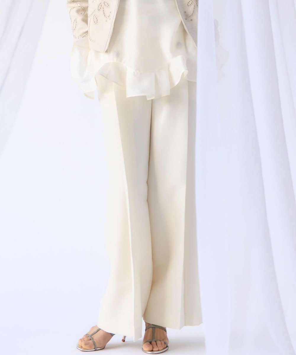 【23区/NIJYUSANKU】の【GOLD LABEL】ウールダブルクロス フロントボタン ワイドパンツ インテリア・キッズ・メンズ・レディースファッション・服の通販 founy(ファニー) ファッション Fashion レディースファッション Fashion for Women パンツ Pants & Trousers 春 Spring カットソー Cut and Sewn Top コレクション Collection, Seasonal Line シルク Silk, 100% Silk シンプル Simple, Minimal スマート Smart, Elegant 定番 Standard, Basic Item フロント Front, Front Design リラックス Relax, Relaxed Fit ワイド Wide, Wide Fit S/S・春夏 SS, Spring/Summer, Warm Season 夏 Summer エレガント 上品 Elegant 2026年 2026 オフホワイト|ID: prp329100004863159 ipo3291000000036155693