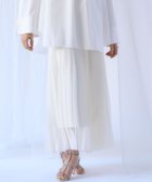 【23区/NIJYUSANKU】の【GOLD LABEL/見上愛さん着用】チュールプリーツ スカート 人気、トレンドファッション・服の通販 founy(ファニー) ファッション Fashion レディースファッション Fashion for Women スカート Skirts プリーツスカート / 上品フェミニンスタイル Pleated Skirts エレガント 上品 Elegant 春 Spring カットソー Cut and Sewn Top コレクション Collection, Seasonal Line 軽量 Lightweight, Ultra Light シンプル Simple, Minimal スマート Smart, Elegant チュール Tulip, Tulip Motif プリーツ Pleats, Pleated S/S・春夏 SS, Spring/Summer, Warm Season 夏 Summer 2026年 2026 thumbnail アイボリー系|ID: prp329100004863160 ipo3291000000036155711