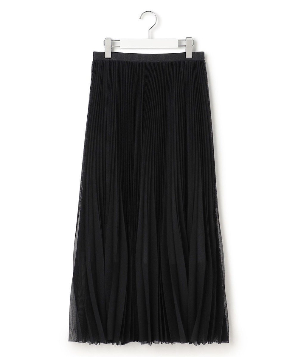 【23区/NIJYUSANKU】の【GOLD LABEL/見上愛さん着用】チュールプリーツ スカート インテリア・キッズ・メンズ・レディースファッション・服の通販 founy(ファニー) 　ファッション　Fashion　レディースファッション　Fashion for Women　スカート　Skirts　プリーツスカート / 上品フェミニンスタイル　Pleated Skirts　エレガント 上品　Elegant　春　Spring　カットソー　Cut and Sewn Top　コレクション　Collection, Seasonal Line　軽量　Lightweight, Ultra Light　シンプル　Simple, Minimal　スマート　Smart, Elegant　チュール　Tulip, Tulip Motif　プリーツ　Pleats, Pleated　S/S・春夏　SS, Spring/Summer, Warm Season　夏　Summer　2026年　2026　ブラック系|ID: prp329100004863160 ipo3291000000036155713