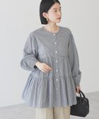 【アメリカンホリック/AMERICAN HOLIC】の【先行予約】【WEB限定】ティアードギャザーブラウス Check|ID: prp329100004863162 ipo3291000000036155747