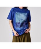 【ポール スミス/Paul Smith】のPaul Smith Loves Barbour Scoop Tシャツ 人気、トレンドファッション・服の通販 founy(ファニー) ファッション Fashion レディースファッション Fashion for Women トップス・カットソー Cut & Sew Tops シャツ・ブラウス・オフィスカジュアル Elegant Blouses & Button-Ups ロングTシャツ・Tシャツ Longline T-Shirts & Tees カットソー・ベーシックTシャツ Cut-and-Sewn Tops / Stretch Tees & Basics インナー Innerwear カットソー Cut and Sewn Top プリント Print, Printed Pattern 半袖 Short Sleeve, Half Sleeve 夏 Summer S/S・春夏 SS, Spring/Summer, Warm Season A/W・秋冬 Autumn/Winter thumbnail ブルー|ID: prp329100004863181 ipo3291000000036156008