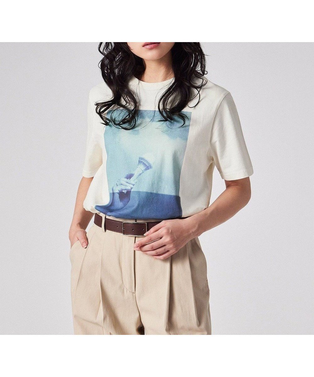 【ポール スミス/Paul Smith】のPaul Smith Loves Barbour Scoop Tシャツ インテリア・キッズ・メンズ・レディースファッション・服の通販 founy(ファニー) ファッション Fashion レディースファッション Fashion for Women トップス・カットソー Cut & Sew Tops シャツ・ブラウス・オフィスカジュアル Elegant Blouses & Button-Ups ロングTシャツ・Tシャツ Longline T-Shirts & Tees カットソー・ベーシックTシャツ Cut-and-Sewn Tops / Stretch Tees & Basics インナー Innerwear カットソー Cut and Sewn Top プリント Print, Printed Pattern 半袖 Short Sleeve, Half Sleeve 夏 Summer S/S・春夏 SS, Spring/Summer, Warm Season A/W・秋冬 Autumn/Winter オフホワイト|ID: prp329100004863181 ipo3291000000036156011