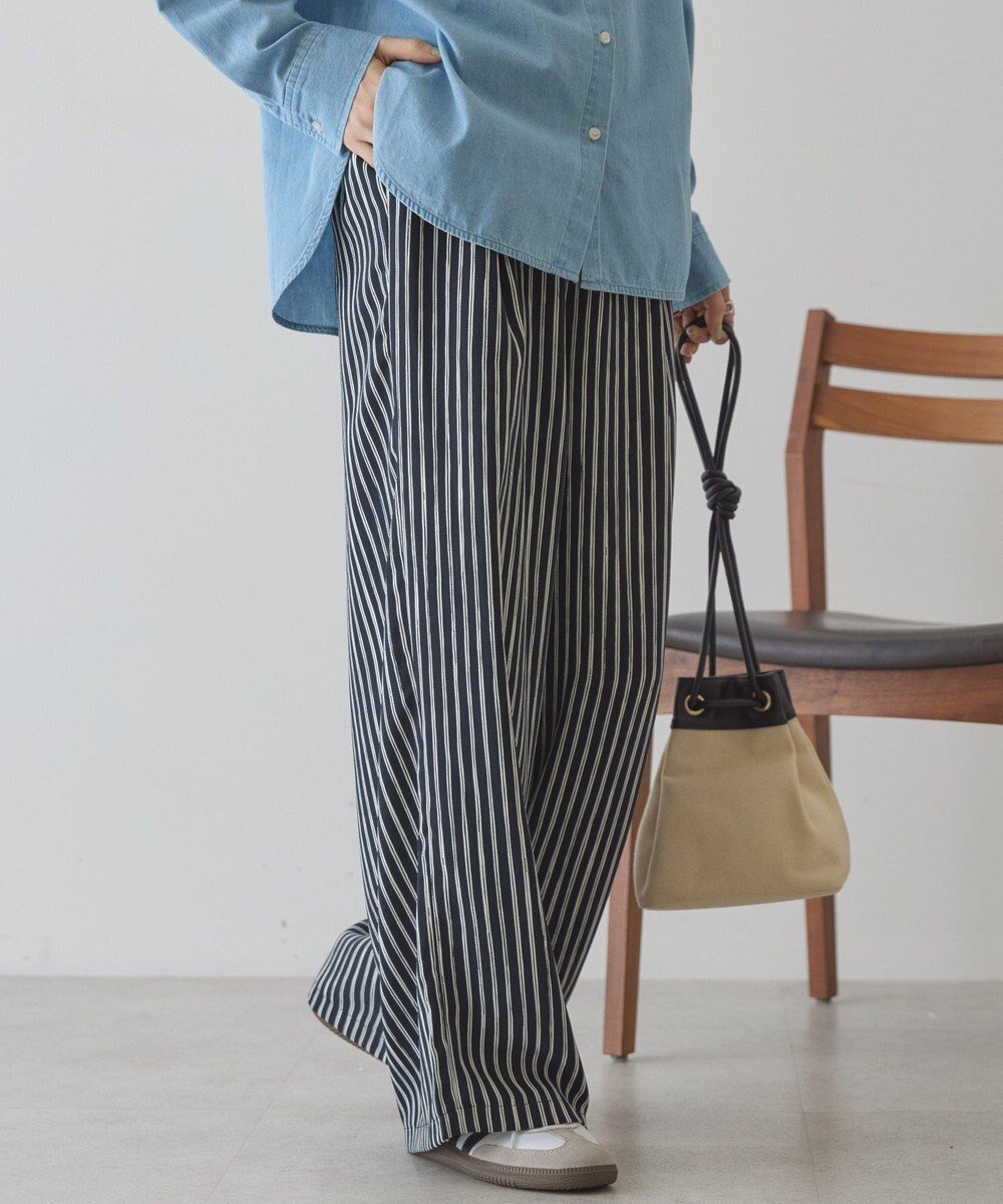 【アメリカンホリック/AMERICAN HOLIC】の【先行予約】【イージーケア】アソート柄パンツ インテリア・キッズ・メンズ・レディースファッション・服の通販 founy(ファニー) 　ファッション　Fashion　レディースファッション　Fashion for Women　パンツ　Pants & Trousers　春　Spring　シンプル　Simple, Minimal　フィット　Fit, Slim Fit　ポケット　Pocket, Pocket Detail　羽織　Haori, Light Jacket　S/S・春夏　SS, Spring/Summer, Warm Season　夏　Summer　エレガント 上品　Elegant　Navy|ID: prp329100004863186 ipo3291000000036156185