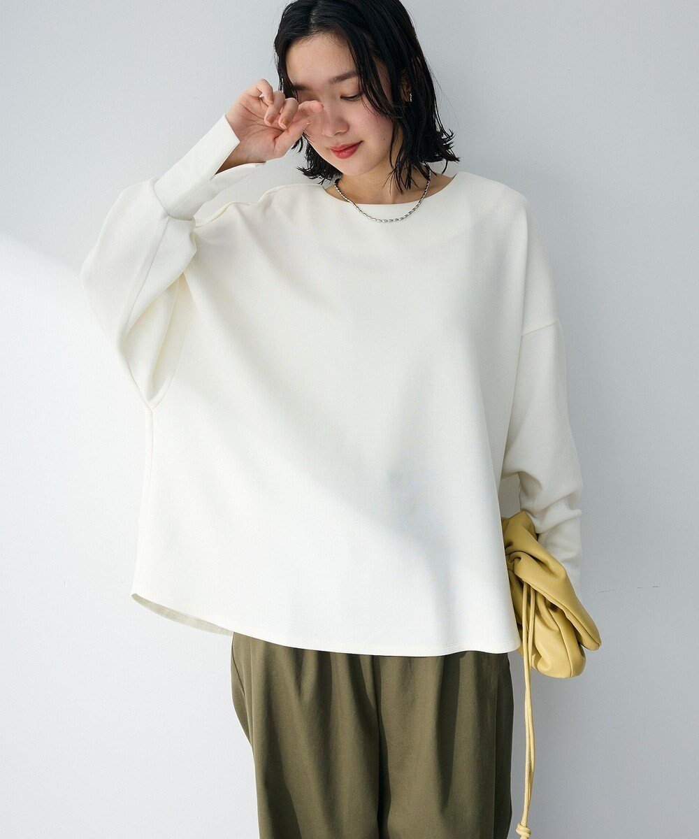 【グリーンパークス/Green Parks】の袖スリットカットプルオーバー インテリア・キッズ・メンズ・レディースファッション・服の通販 founy(ファニー) ファッション Fashion レディースファッション Fashion for Women トップス・カットソー Cut & Sew Tops シャツ・ブラウス・オフィスカジュアル Elegant Blouses & Button-Ups ロングTシャツ・Tシャツ Longline T-Shirts & Tees カジュアルプルオーバー・ニットトップス Pullovers & Knit Tops / Casual Pullovers カットソー・ベーシックTシャツ Cut-and-Sewn Tops / Stretch Tees & Basics カットソー Cut and Sewn Top シンプル Simple, Minimal スリット Slit, Slit Detail ポケット Pocket, Pocket Detail リラックス Relax, Relaxed Fit エレガント 上品 Elegant 夏 Summer 春 Spring S/S・春夏 SS, Spring/Summer, Warm Season Off White|ID: prp329100004863189 ipo3291000000036156246