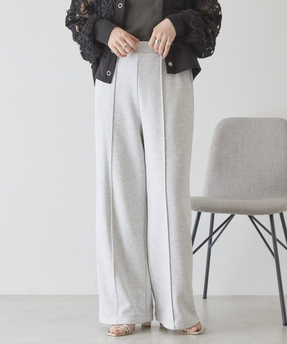 【アメリカンホリック/AMERICAN HOLIC】のセンタータックワイドスウェットパンツ 人気、トレンドファッション・服の通販 founy(ファニー) 　ファッション　Fashion　レディースファッション　Fashion for Women　パンツ　Pants & Trousers　アメリカン　American Style　春　Spring　ジャケット　Jacket, Outerwear　スタイリッシュ　Stylish, Fashionable　フラット　Flat, Flat Shoes　ポケット　Pocket, Pocket Detail　ワイド　Wide, Wide Fit　S/S・春夏　SS, Spring/Summer, Warm Season　おすすめ　Recommended / Our Picks　夏　Summer　エレガント 上品　Elegant　 other-1|ID: prp329100004863206 ipo3291000000036156356